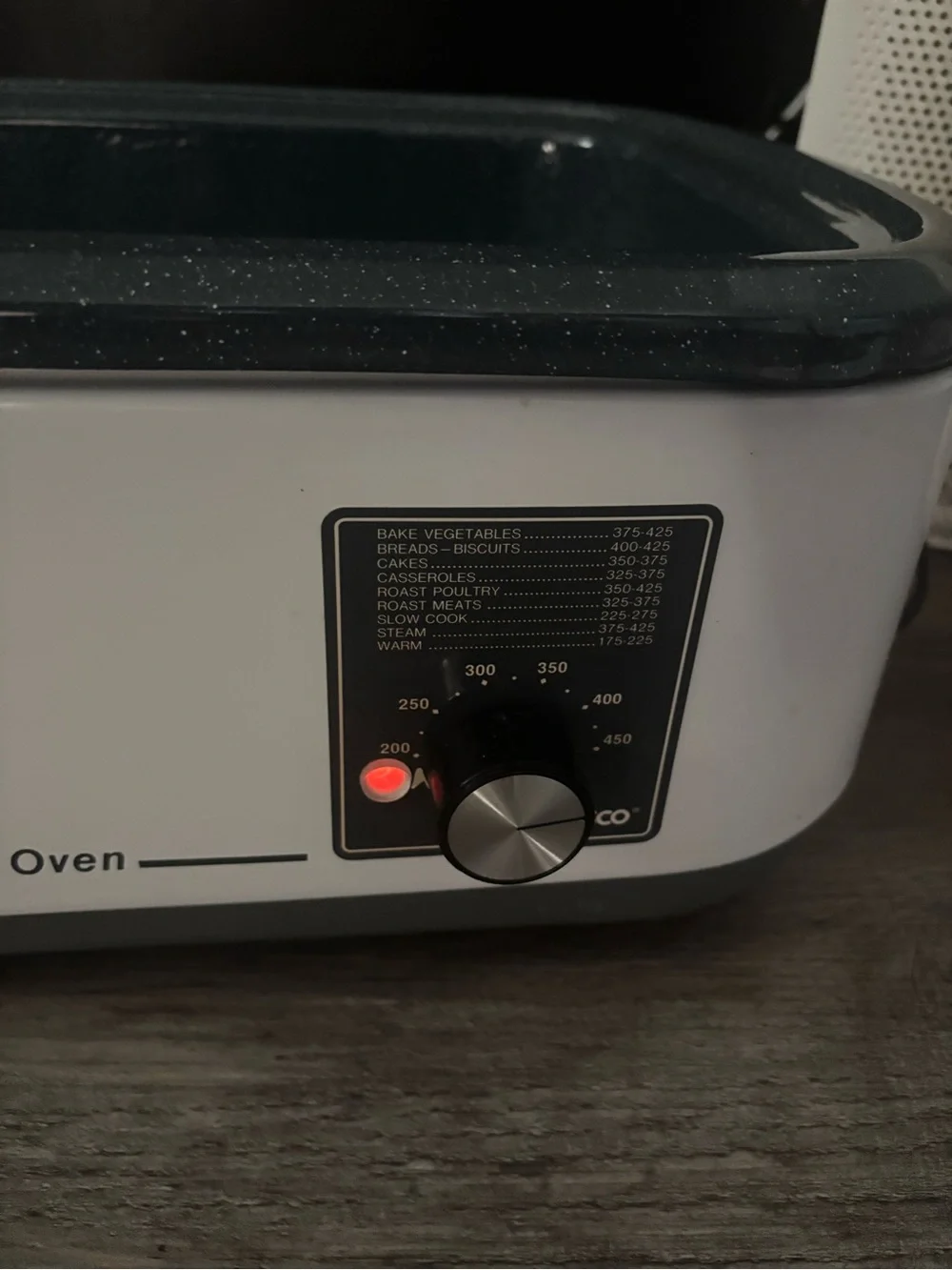 Vintage NESCO 18 Qt Roaster Oven 4218-04 USA Made USED With BOX